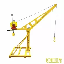 Мини-кран OCALIFT KADET поворотный с лебёдкой TSA-CL 300 кг 60 м